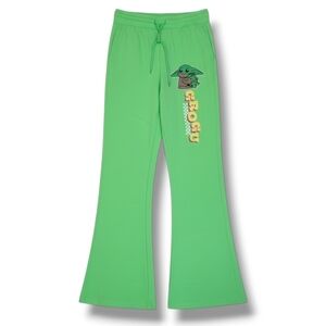 Disney Star Wars Women’s Grogu Baby Yoda Green Loungewear Pants – XS